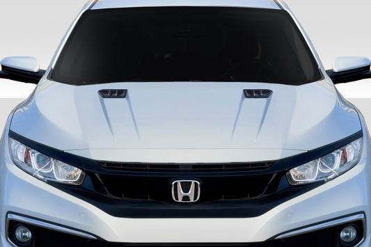 Extreme Dimensions Duraflex Broman Hood Compatible With 2016-2021 Honda Civic - 1 Piece - 117592