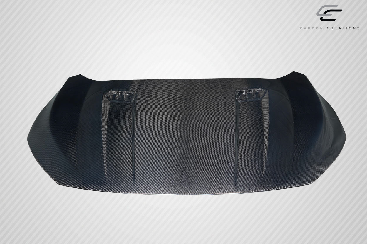 Carbon Creations Broman Hood Compatible With 2016-2021 Honda Civic - 1 Piece - 117593