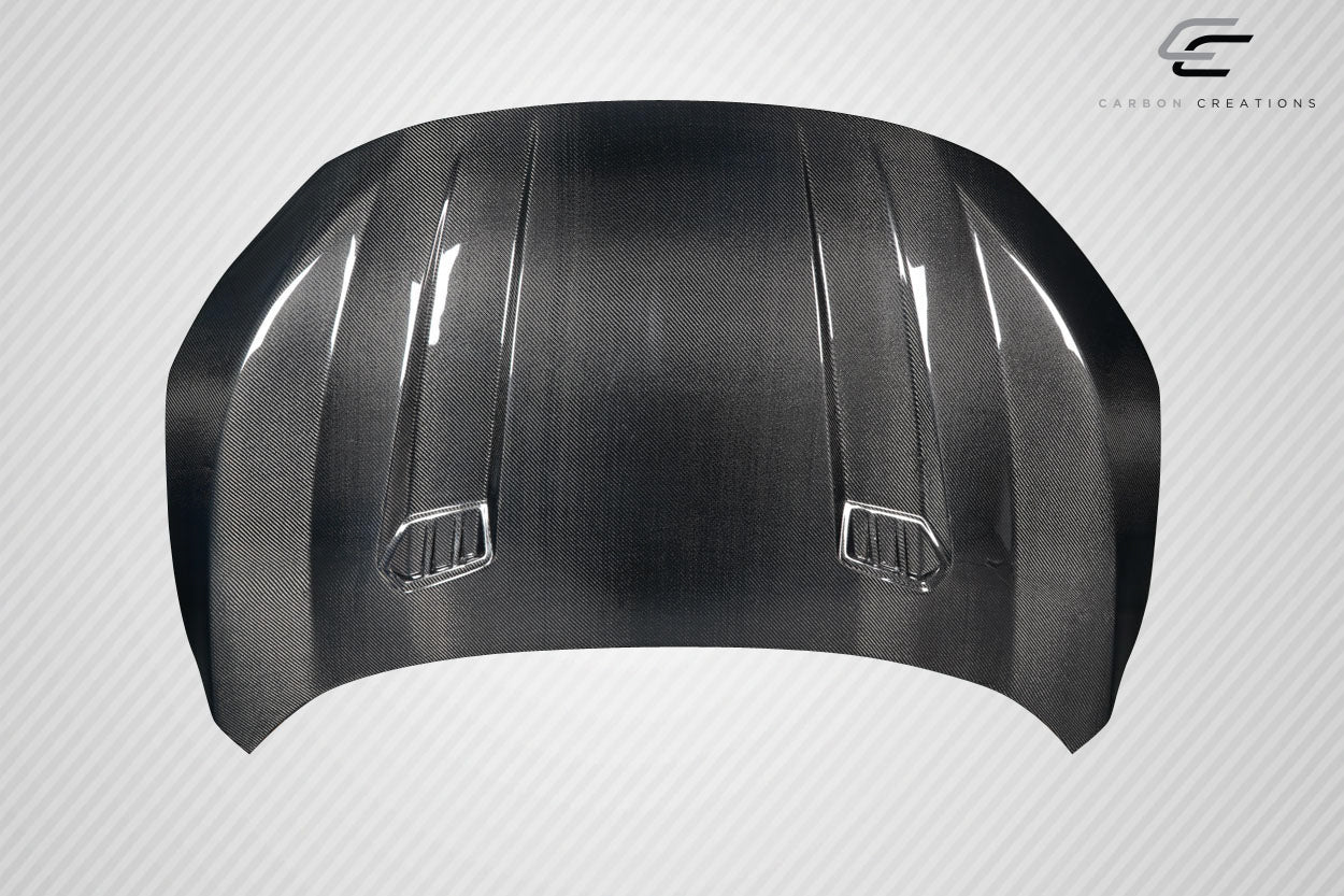 Carbon Creations Broman Hood Compatible With 2016-2021 Honda Civic - 1 Piece - 117593