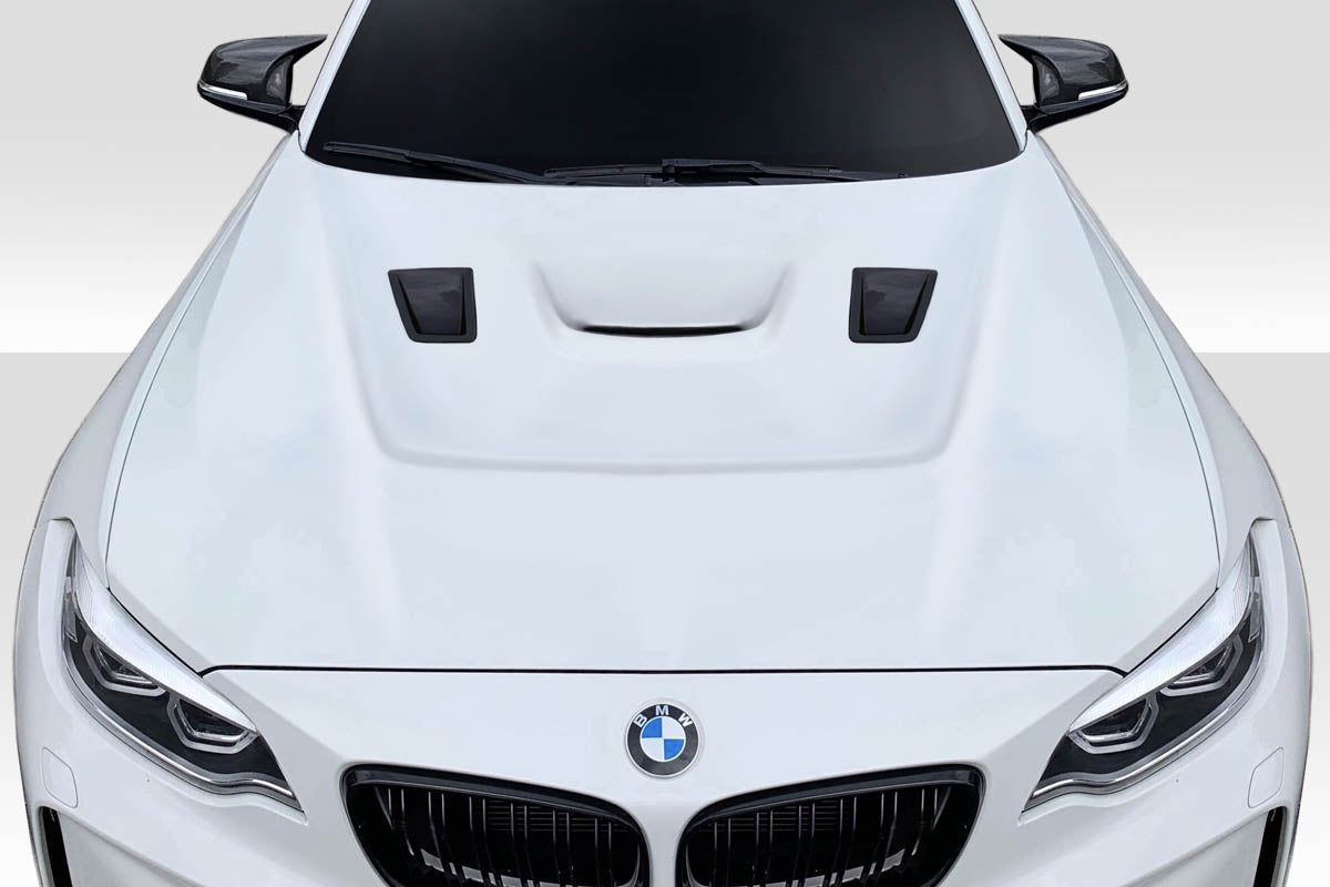 Extreme Dimensions Duraflex Power Dynamics Hood Compatible With 2014-2021 BMW 2 Series 16-2021 BMW M2 F22 F23 F87 - 1 Piece - 117609