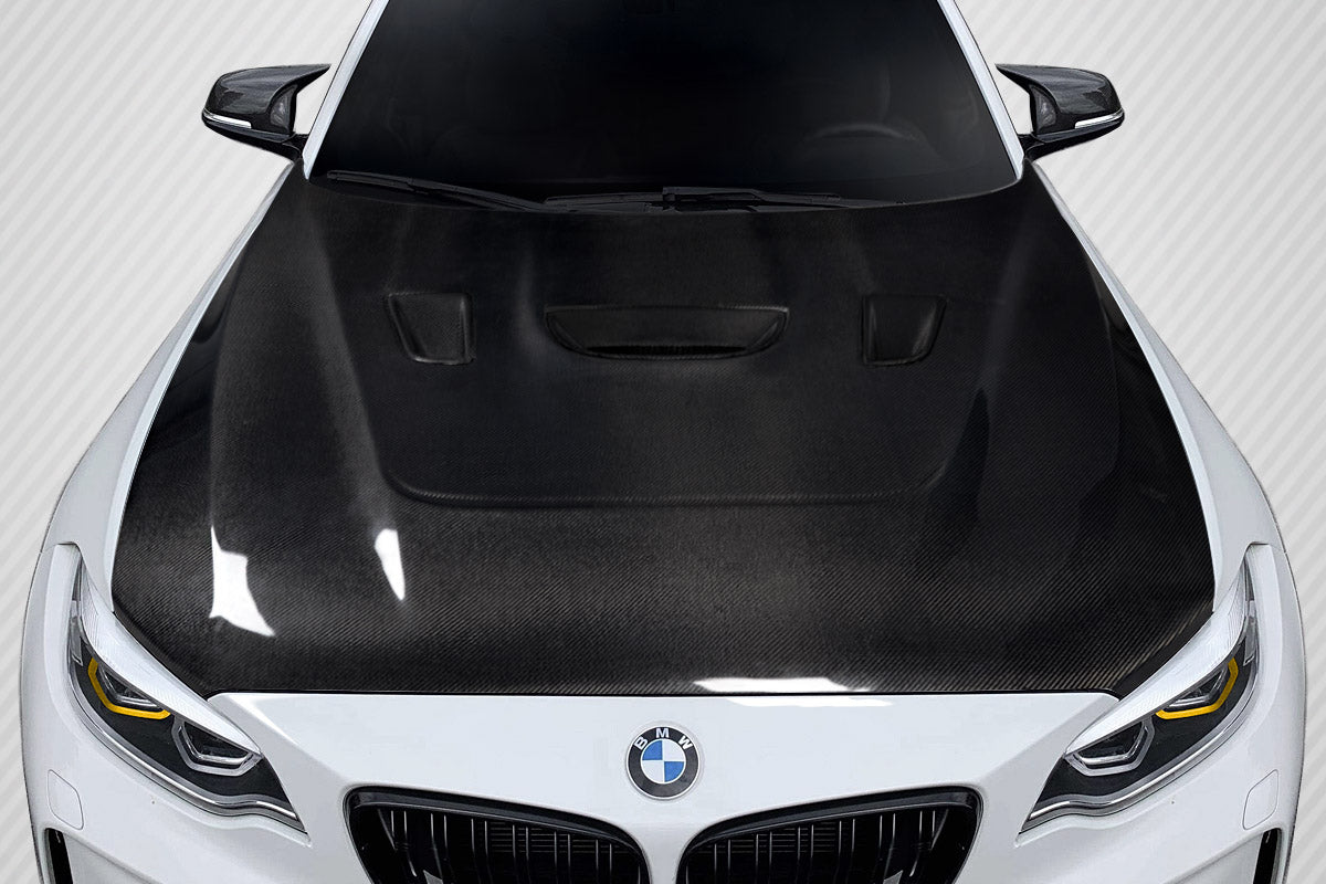 Carbon Creations Power Dynamics Hood Compatible With 2014-2021 BMW 2 Series 16-2021 BMW M2 F22 F23 - 1 Piece - 117610