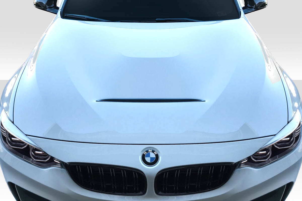 Extreme Dimensions Duraflex GTS Look Hood Compatible With 2014-18 BMW M3 F80 2014-2020 M4 F82 F83 - 1 Piece - 117615