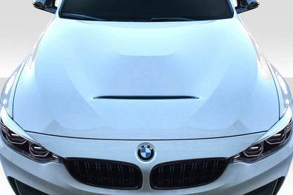 Extreme Dimensions Duraflex GTS Look Hood Compatible With 2014-18 BMW M3 F80 2014-2020 M4 F82 F83 - 1 Piece - 117615