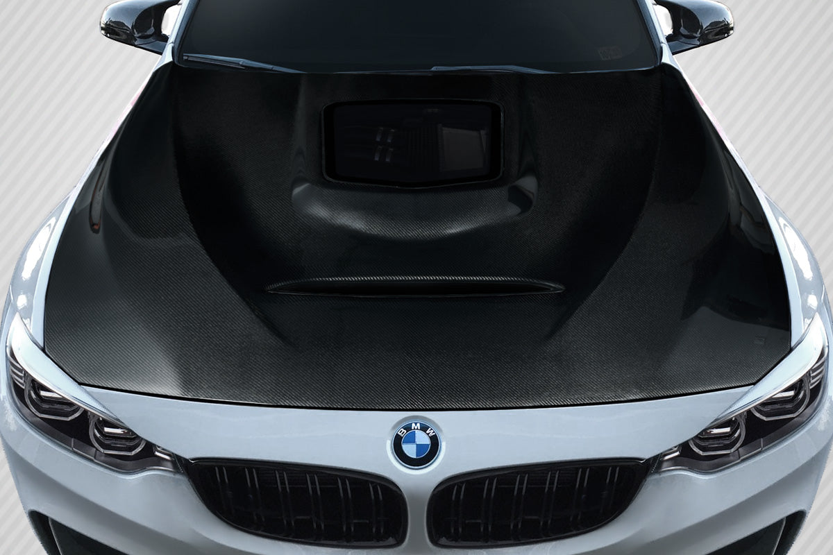 Carbon Creations Window Hood Compatible With 2014-18 BMW M3 F80 2014-2020 M4 F82 F83 - 1 Piece - 117617