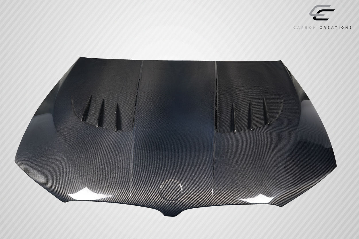 Carbon Creations Power Dynamics Hood Compatible With 2017-2022 BMW 5 Series G30 M5 G90 - 1 Piece - 117629