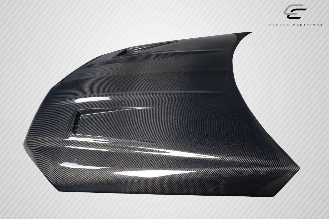 Carbon Creations AMGT Hood Compatible With 2008-2011 Mercedes C Class - 1 Piece - 117635