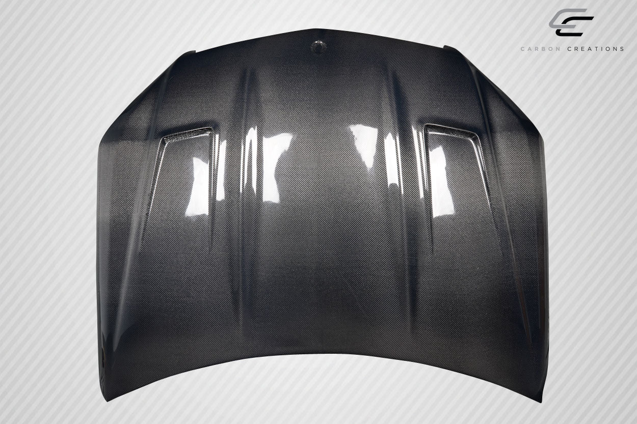 Carbon Creations AMGT Hood Compatible With 2008-2011 Mercedes C Class - 1 Piece - 117635