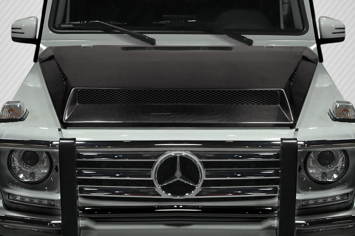 Carbon Creations Behemoth Hood Compatible With 2000-2018 Mercedes G Class W463A - 1 Piece - 117640