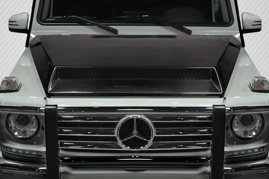 Carbon Creations Behemoth Hood Compatible With 2000-2018 Mercedes G Class W463A - 1 Piece - 117640
