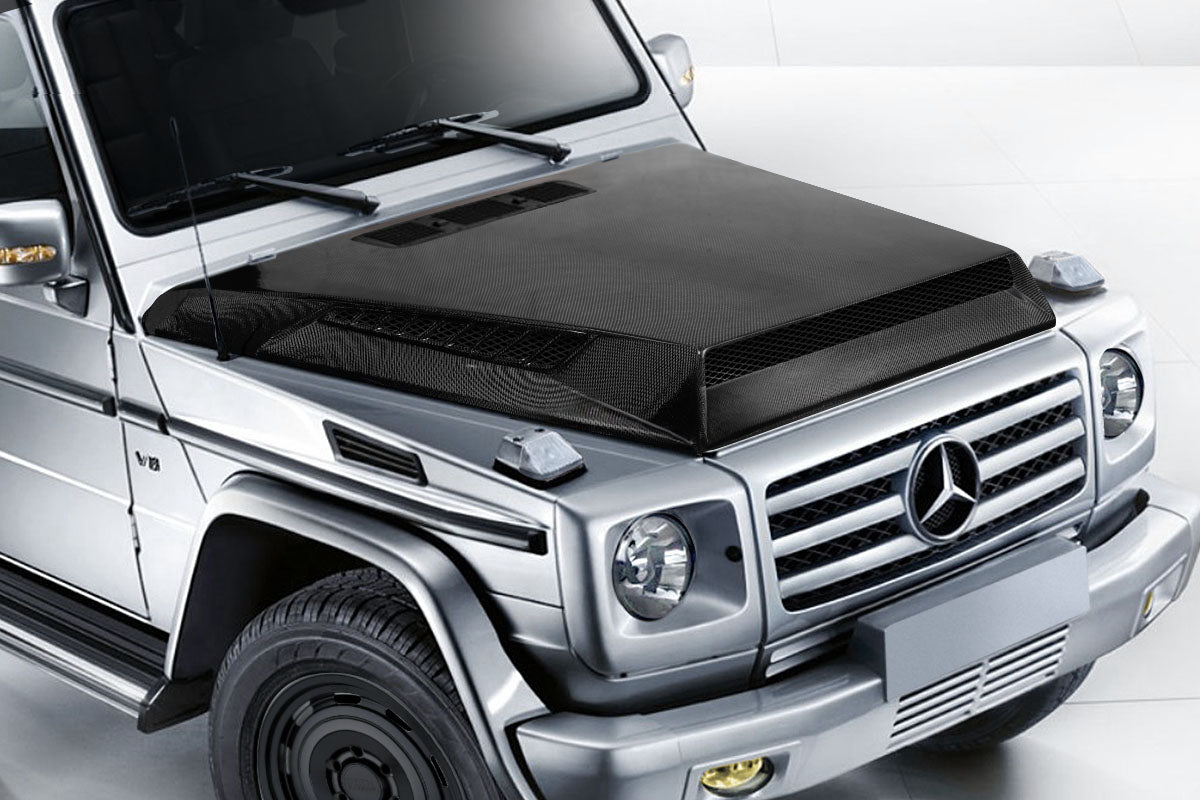 Carbon Creations Behemoth Hood Compatible With 2000-2018 Mercedes G Class W463A - 1 Piece - 117640