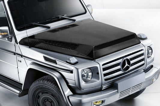 Carbon Creations Behemoth Hood Compatible With 2000-2018 Mercedes G Class W463A - 1 Piece - 117640