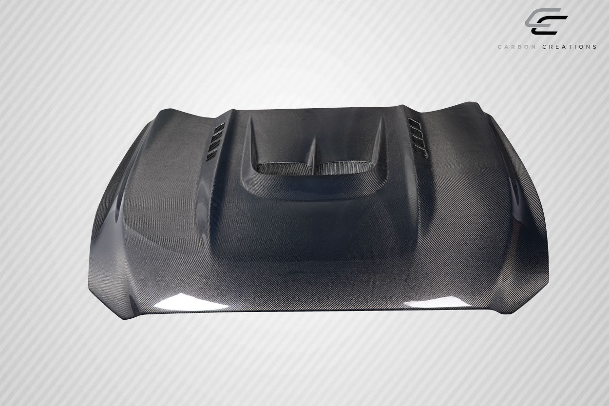 Carbon Creations Kryptonic Hood Compatible With 2015-2017 Ford Mustang - 1 Piece - 117644
