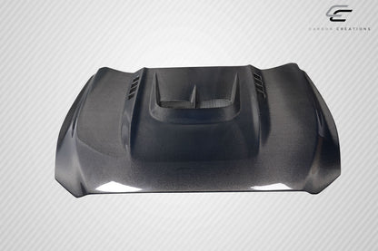 Carbon Creations Kryptonic Hood Compatible With 2015-2017 Ford Mustang - 1 Piece - 117644