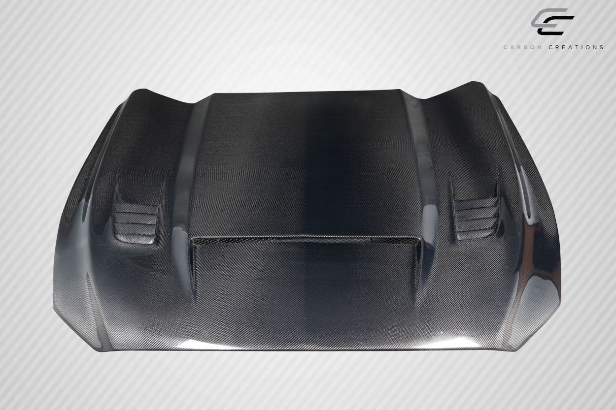 Carbon Creations R Spec Hood Compatible With 2015-2017 Ford Mustang - 1 Piece - 117646