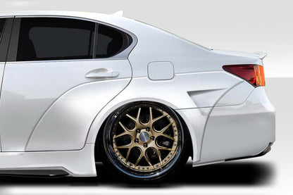 Extreme Dimensions Duraflex AM Design Wide Body Rear Fender Flares Compatible With 2013-2015 Lexus GS - 6 Piece - 117655