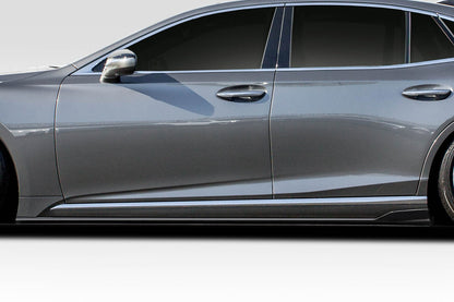 Extreme Dimensions Duraflex AM Design Side Skirts Rocker Panels Compatible With 2018-2020 Lexus LS Series LS500 - 2 Piece - 117662