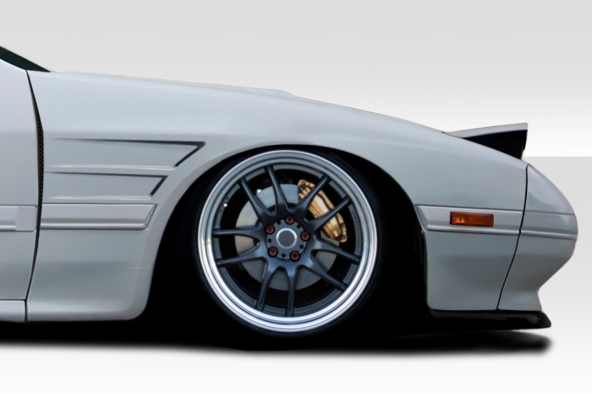 Extreme Dimensions Duraflex D1 Sport 30mm Front Fenders Compatible With 1986-1991 Mazda RX7 - 2 Piece - 117665