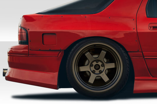 Extreme Dimensions Duraflex D1 Rear Fender Flares Compatible With 1986-1991 Mazda RX7 - 3 Piece - 117667