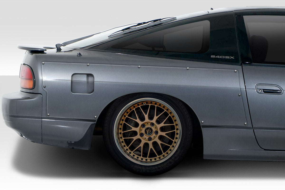 Extreme Dimensions Duraflex D1 Sport 30mm Rear Fender Flares Compatible With 1989-1994 Nissan 240SX S13 HB - 3 Piece - 117678
