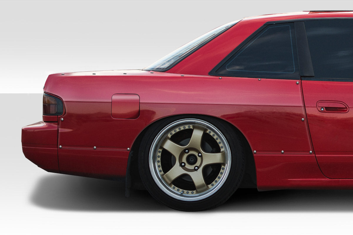 Extreme Dimensions Duraflex O Type 30mm Rear Fender Flares Compatible With 1989-1994 Nissan 240SX S13 2DR - 2 Piece - 117679