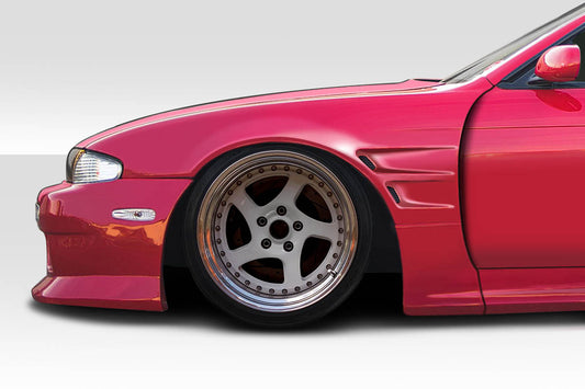 Extreme Dimensions Duraflex D1 Front Fenders Compatible With 1995-1996 Nissan 240SX - 2 Piece - 117691