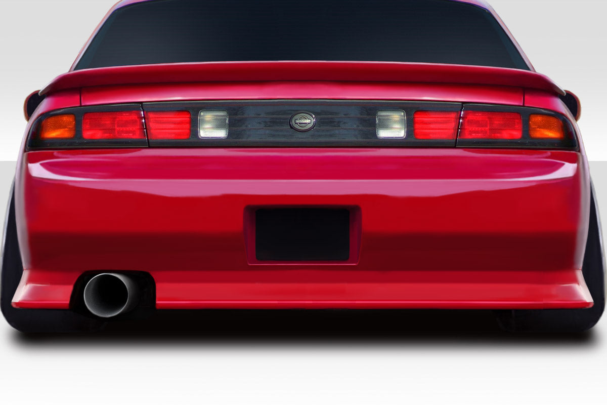 Extreme Dimensions Duraflex D1 Rear Bumper Cover Compatible With 1995-1998 Nissan 240SX - 1 Piece - 117696