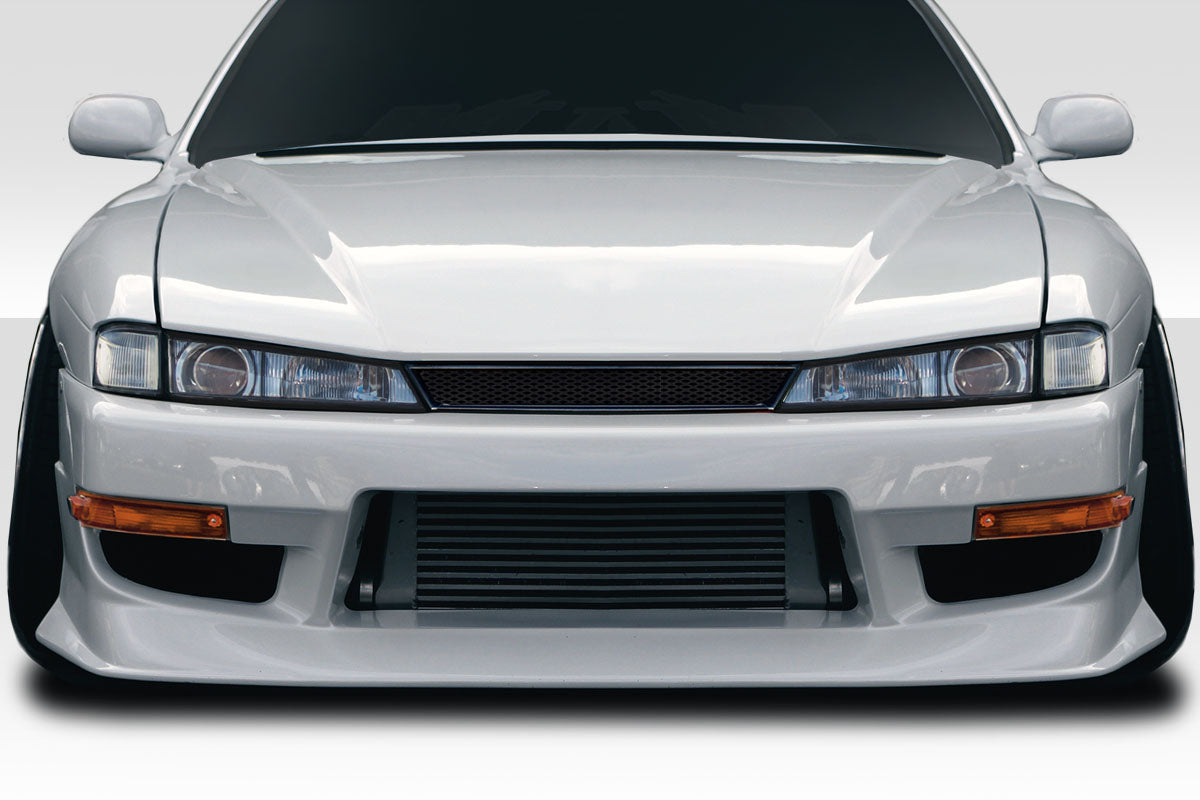 Extreme Dimensions Duraflex D1 Front Bumper Cover Compatible With 1997-1998 Nissan 240SX - 1 Piece - 117704