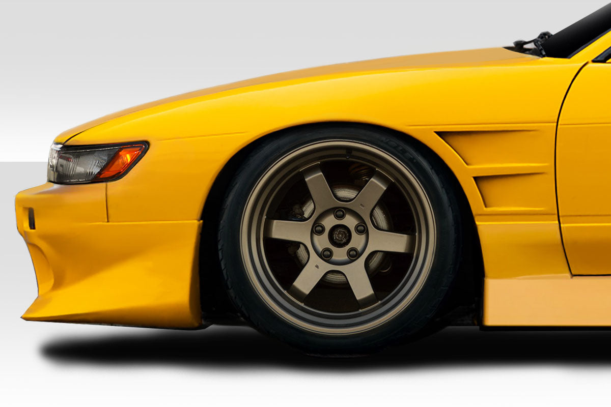 Extreme Dimensions Duraflex D1 Front Fenders Compatible With 1989-1994 Nissan S13 Silvia - 2 Piece - 117708