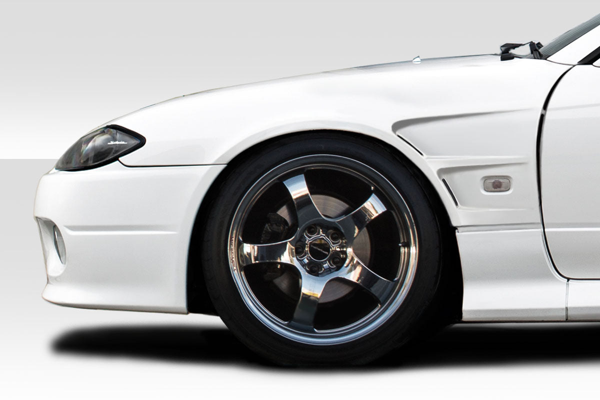 Extreme Dimensions Duraflex D1 Front Fenders Compatible With 1999-2002 Nissan S15 Silvia - 2 Piece - 117710
