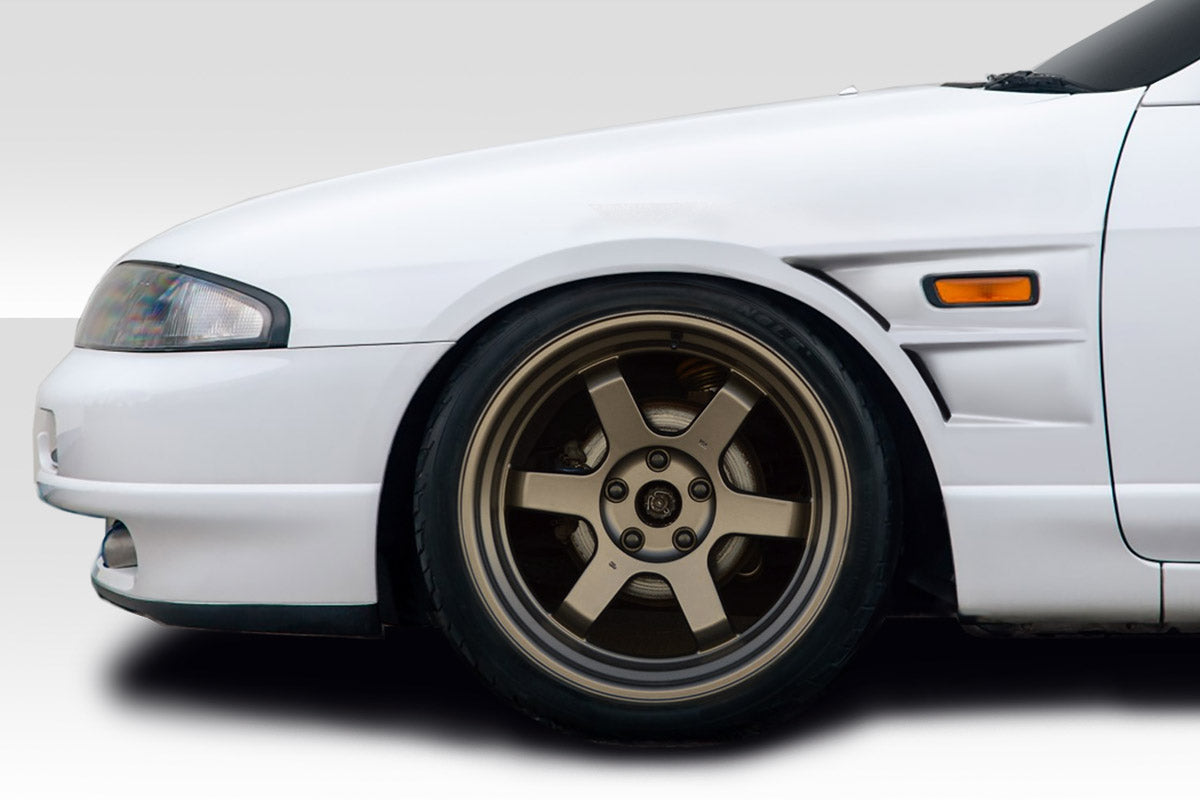 Extreme Dimensions Duraflex D1 Sport 20mm Front Fenders Compatible With 1995-1998 Nissan Skyline R33 2DR - 2 Piece - 117724
