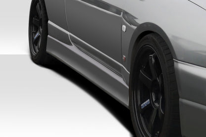 Extreme Dimensions Duraflex D Spec Side Skirts Compatible With 1995-1998 Nissan Skyline - 2 Piece - 117727