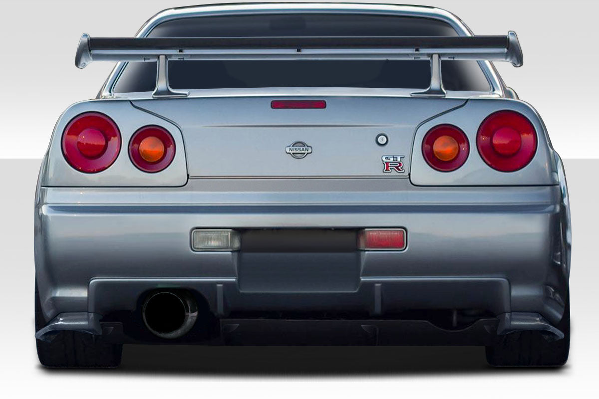 Extreme Dimensions Duraflex Estra Rear Bumper Cover Compatible With 1999-2002 Nissan Skyline - 1 Piece - 117729