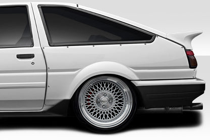 Extreme Dimensions Duraflex D1 Sport 40mm Rear Fender Flares Compatible With 1984-1987 Toyota Corolla HB - 3 Piece - 117738