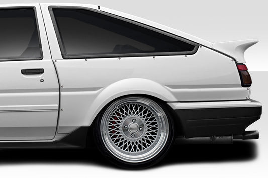 Extreme Dimensions Duraflex D1 Sport 40mm Rear Fender Flares Compatible With 1984-1987 Toyota Corolla HB - 3 Piece - 117738