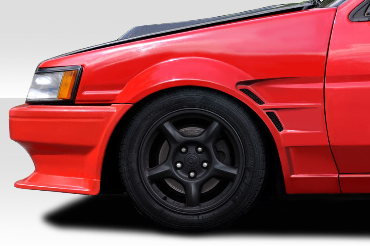 Extreme Dimensions Duraflex D1 Sport 25mm Front Fenders Compatible With 1984-1987 Toyota Corolla Levin - 2 Piece - 117743