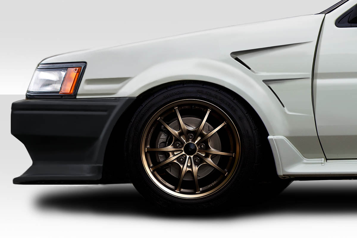 Extreme Dimensions Duraflex D1 Sport Front Fenders Compatible With 1984-1987 Toyota Corolla - 2 Piece - 117744