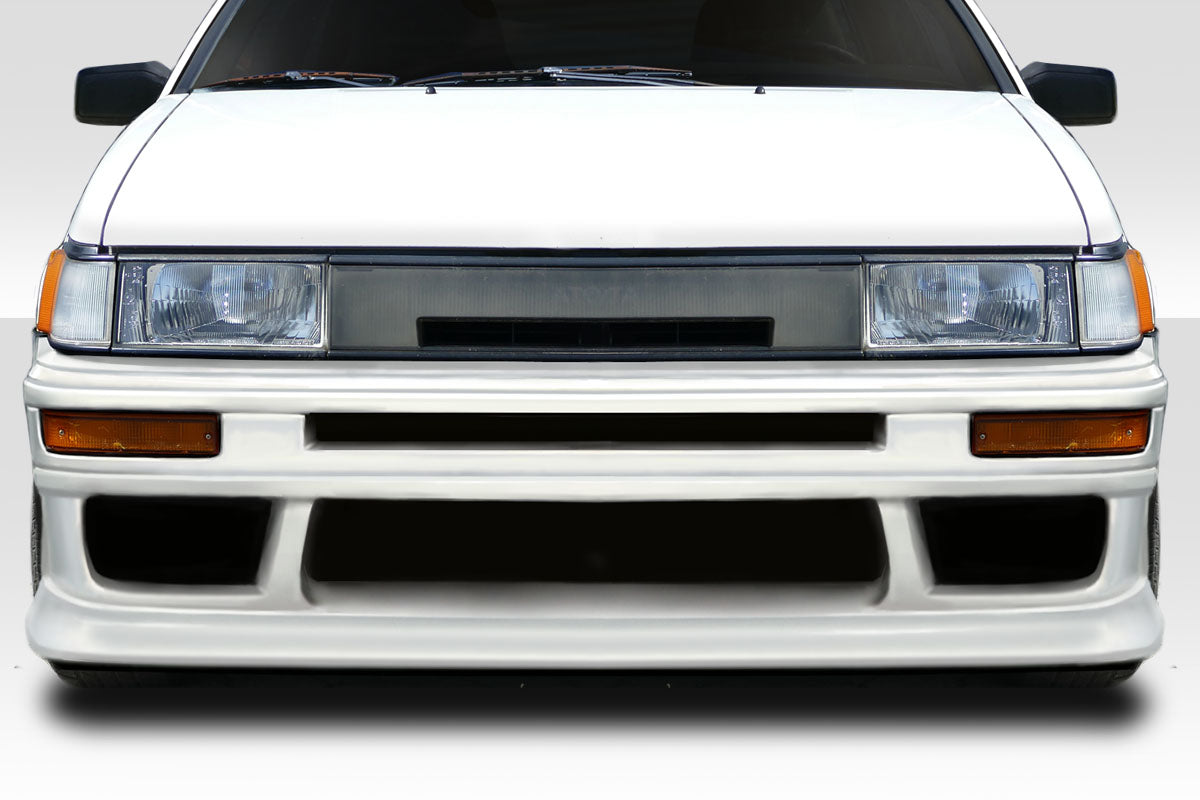 Extreme Dimensions Duraflex V Speed Front Bumper Cover Compatible With 1984-1987 Toyota Corolla - 1 Piece - 117746