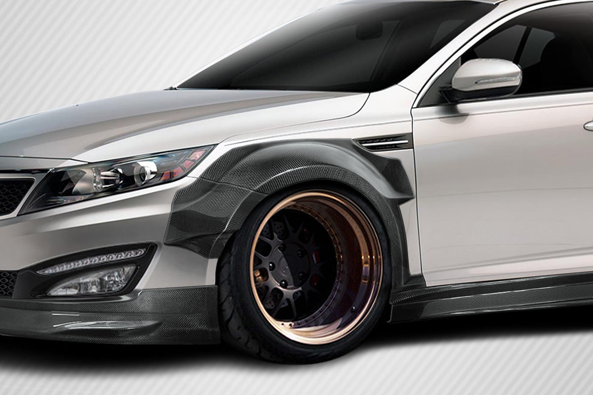 Carbon Creations CPR With Wing Body Kit Compatible With 2011-2013 Kia Optima - 14 Piece - 117753