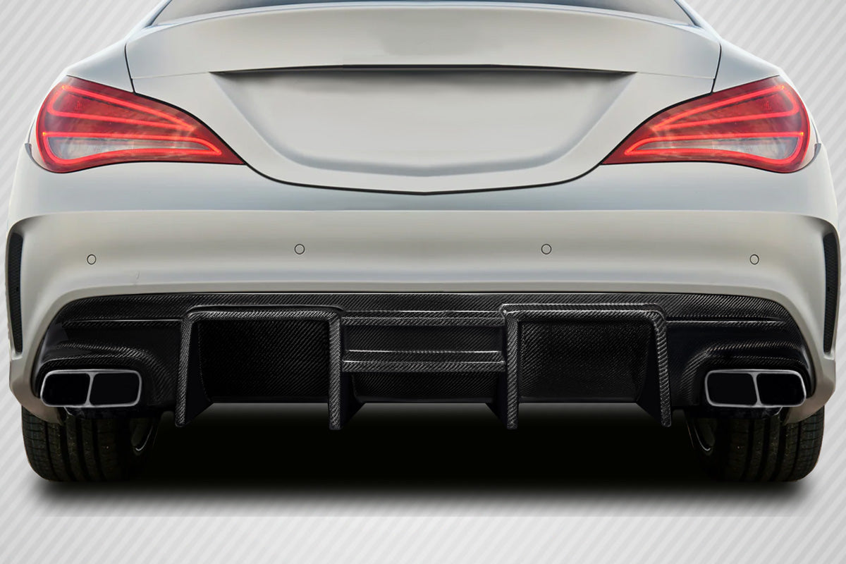 Carbon Creations Zex Rear Lip Add On Spoiler Compatible With 2014-2016 Mercedes CLA - 1 Piece - 117760