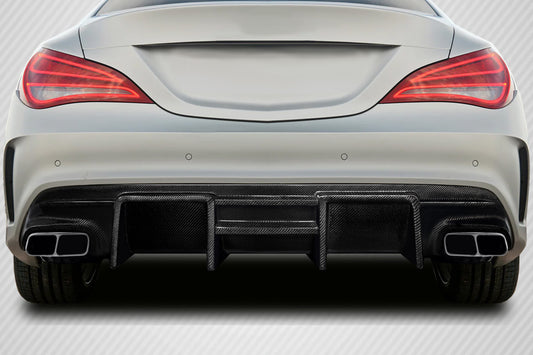 Carbon Creations Zex Rear Lip Add On Spoiler Compatible With 2014-2016 Mercedes CLA - 1 Piece - 117760