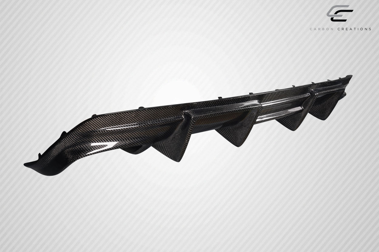 Carbon Creations Zex Rear Lip Add On Spoiler Compatible With 2014-2016 Mercedes CLA - 1 Piece - 117760