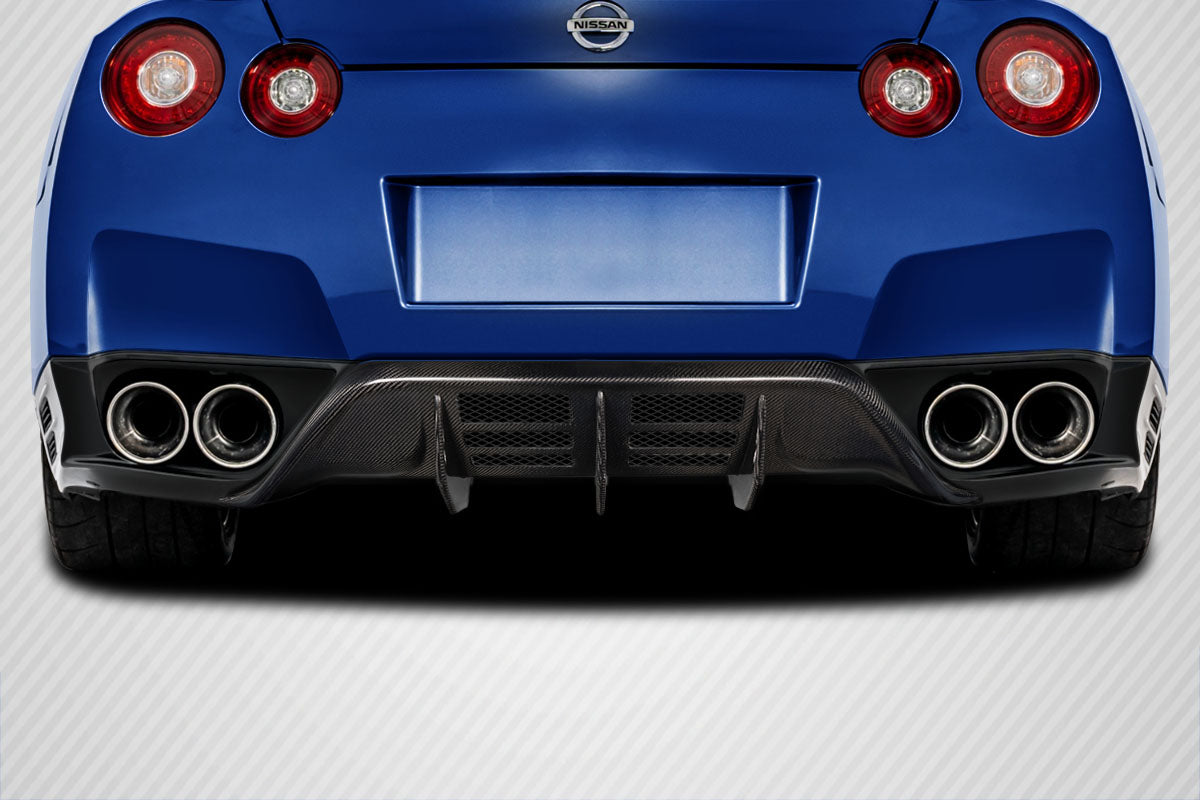 Carbon Creations Malve Rear Lip Add On Spoiler Compatible With 2009-2011 Nissan GTR - 1 Piece - 117779