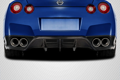 Carbon Creations Malve Rear Lip Add On Spoiler Compatible With 2009-2011 Nissan GTR - 1 Piece - 117779