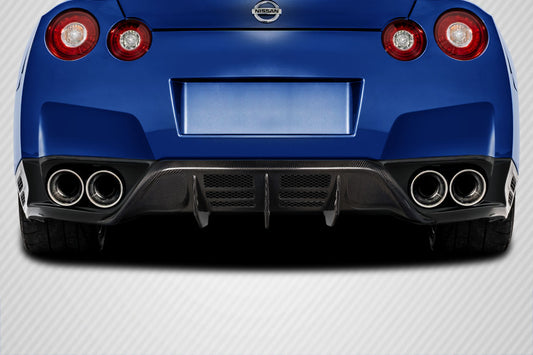 Carbon Creations Malve Rear Lip Add On Spoiler Compatible With 2009-2011 Nissan GTR - 1 Piece - 117779