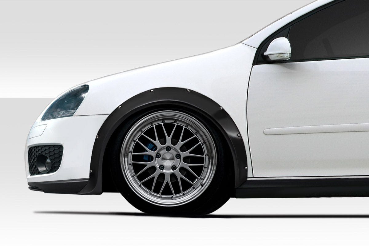 Extreme Dimensions Duraflex Euroline Front Fenders Flare Compatible With 2006-2009 Volkswagen Golf - 2 Piece - 117784