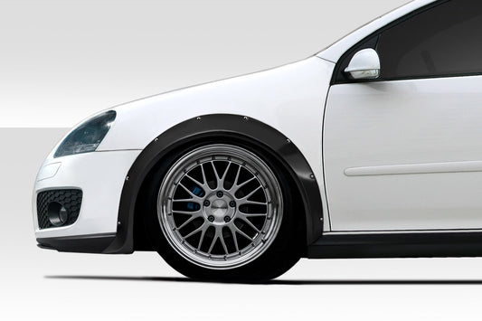 Extreme Dimensions Duraflex Euroline Front Fenders Flare Compatible With 2006-2009 Volkswagen Golf - 2 Piece - 117784