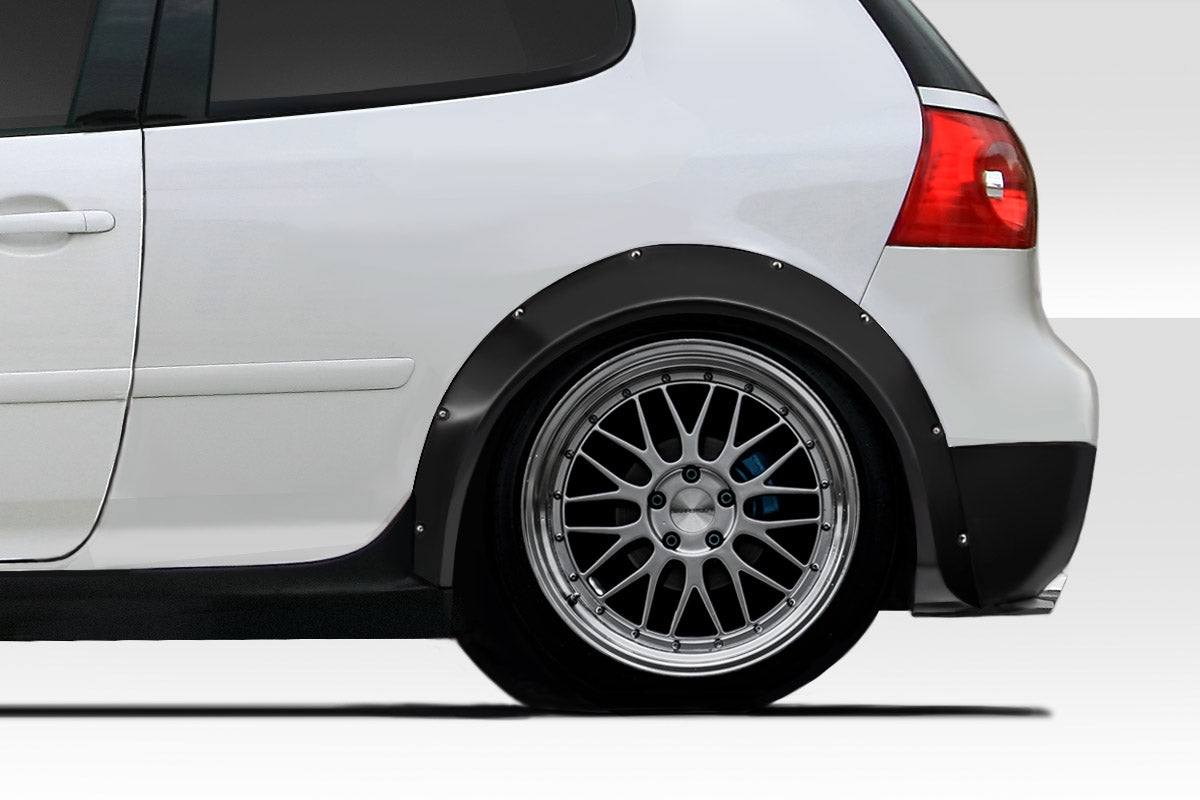 Extreme Dimensions Duraflex Euroline Rear Fender Flares Compatible With 2006-2009 Volkswagen Golf - 2 Piece - 117786