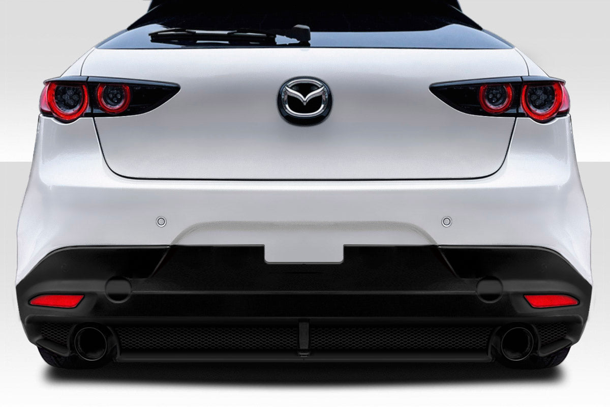 Extreme Dimensions Duraflex MZA Rear Lip Add On Spoiler Compatible With 2019-2023 Mazda 3 - 1 Piece - 117795