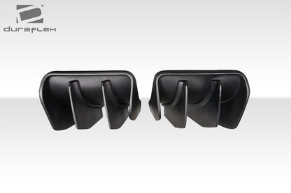 Extreme Dimensions Duraflex GTR Rear Lip Add On Spoiler Compatible With 2014-2019 Chevrolet Corvette - 2 Piece - 117804