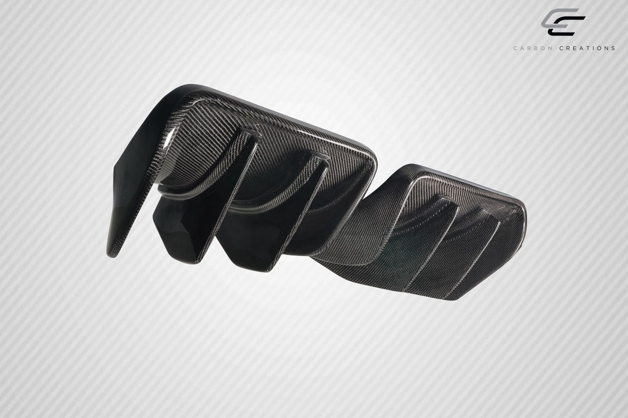 Carbon Creations GTR Rear Lip Add On Spoiler Compatible With 2014-2019 Chevrolet Corvette - 2 Piece - 117805